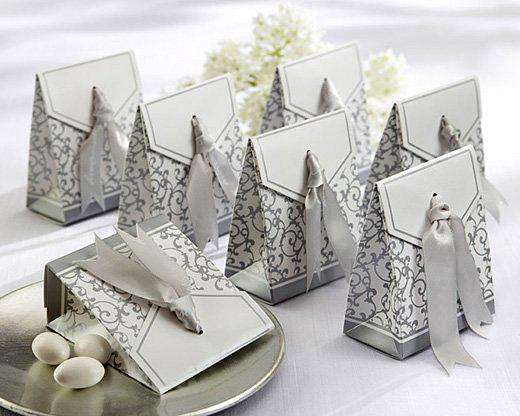 D.I.Y Silver Favour Boxes