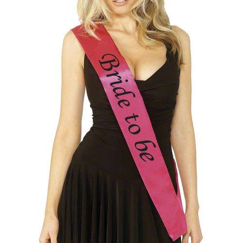 Hot Pink "Bride to Be Sash"
