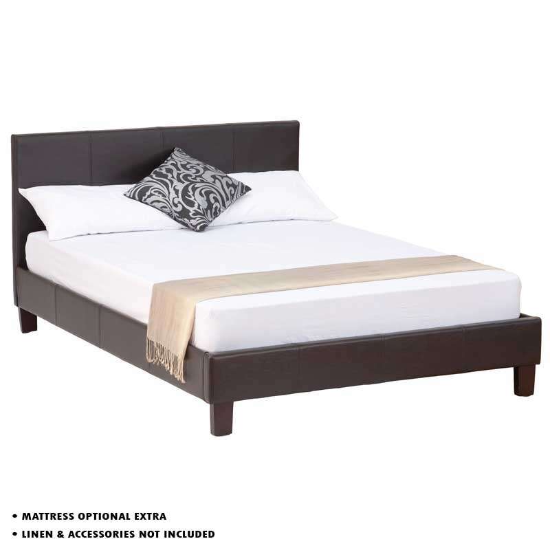 Leather touch Double Bed