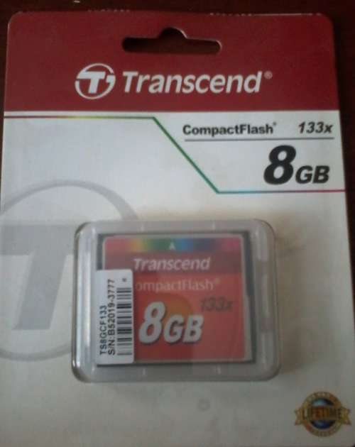 Transcend 8GB 133x CompactFlash Card
