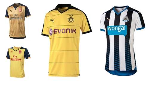 Arsenal-Dortmund-Newcastle Soccer Jerseys