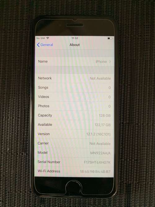 MATTE BLACK IPHONE 7 128GB