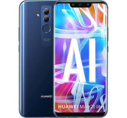 Huawei Mate 20 Lite - 64GB - Dual Sim - Color Sapphire Blue - Brand New Sealed local stock-4 Cameras