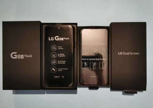 LG G8X ThinQ with Dual Screen -Local Stock -Aurora Black