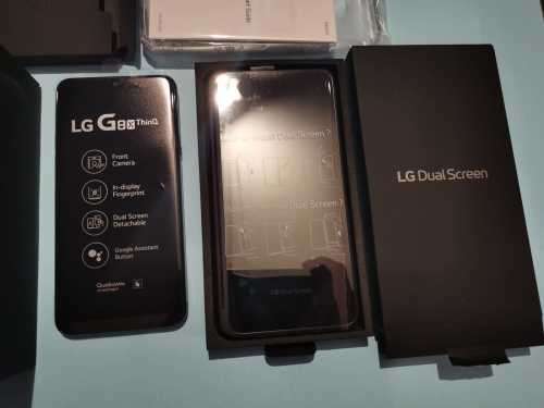 LG G8X ThinQ with Dual Screen -Local Stock -Aurora Black