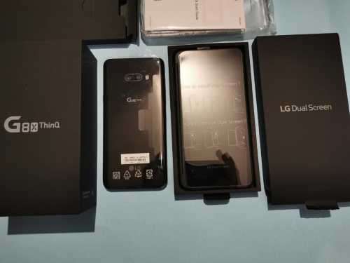 LG G8X ThinQ with Dual Screen -Local Stock -Aurora Black
