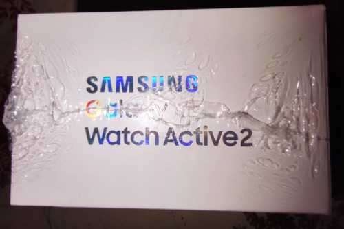 Sealed Samsung Active 2 40mm LTE/Bluetooth Version Aqua Black Aluminum - In Stock-SM-R835FZKAXFA