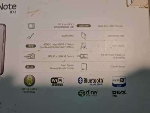 Samsung Galaxy Note 10.1 Tablet 3G and Wi Fi  - 32GB White - GT-N8000