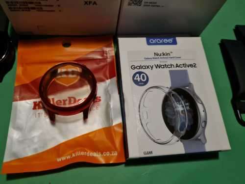 Sealed Samsung Active 2 40mm LTE & Bluetooth (E Sim) Aqua Black Aluminum - With lots of Extras