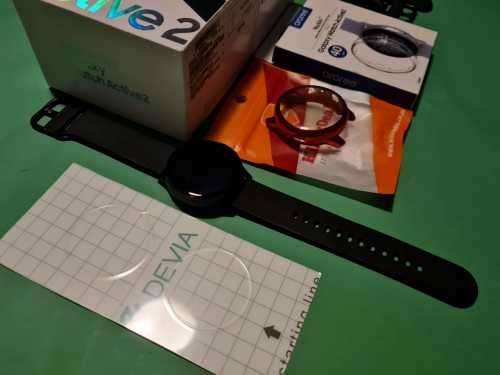 Sealed Samsung Active 2 40mm LTE & Bluetooth (E Sim) Aqua Black Aluminum - With lots of Extras