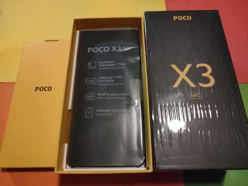 Xiaomi POCO X3 NFC Cobalt Blue -6GB Ram 128GB Rom - Dual Sim with extras