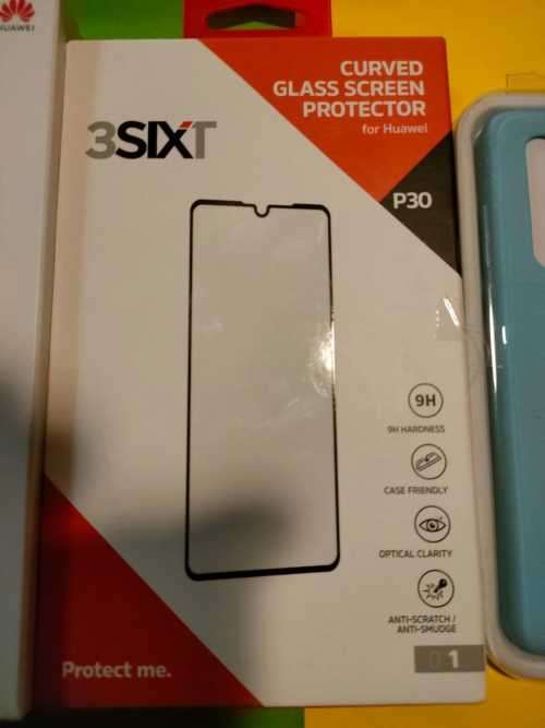Huawei P30 Accessories Bulk Buy - 5 Covers and a Glass Protector - Sealed and New