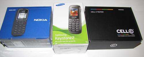 Combo Auction - Samsung GT-E1200 + Nokia 1280 + Cell C Texter - All in one Auction !