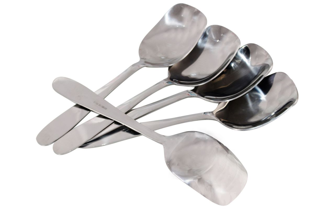 5 Piece Stainless Steel Serving Spoons