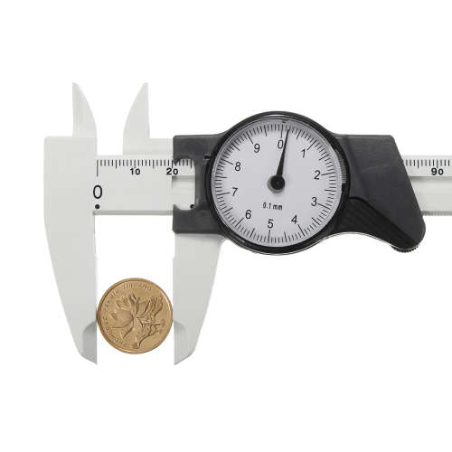 Metric Dial Caliper Vernier Micrometer (150mm = 15cm) Plastic + Case