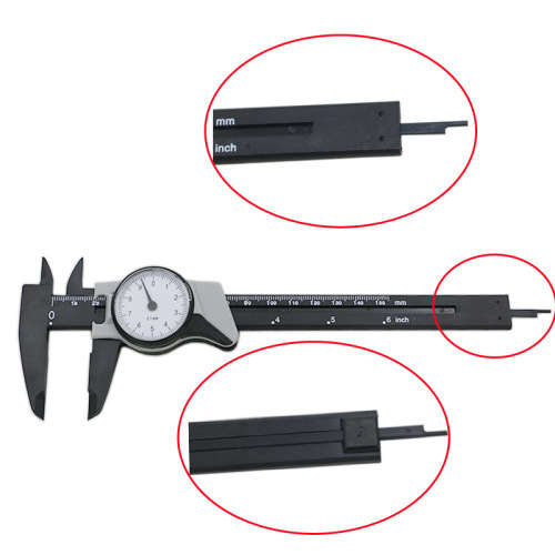 Metric Dial Caliper Vernier Micrometer (150mm = 15cm) Plastic + Case