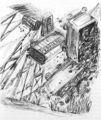 The 10:20 to Grahamstown -  Blaauwkrantz Bridge Railway Disaster by Ben Bezuidenhout