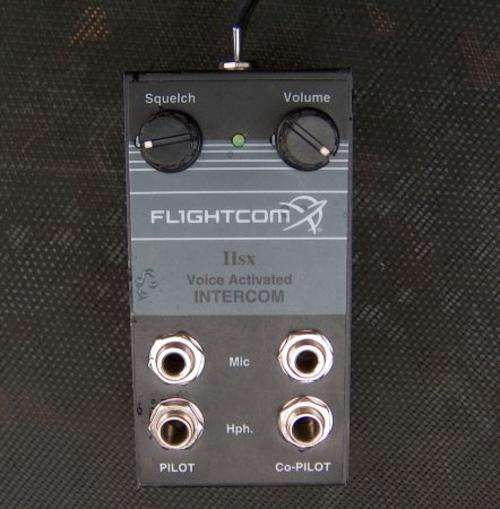 Flightcom IIsx Voice Activated Intercom for aircraft
