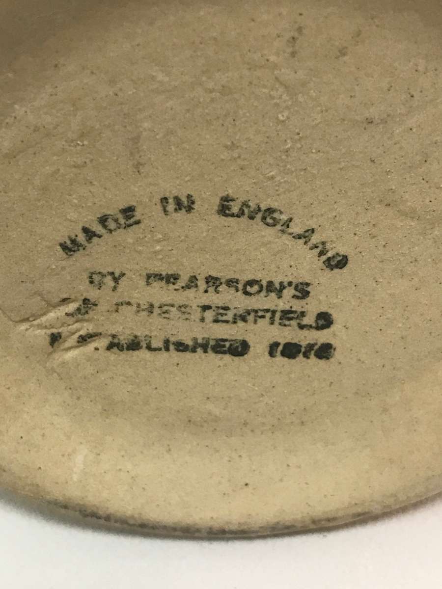 Elegant Stoneware Pottery branded by Pearsons of Chesterfield made in England