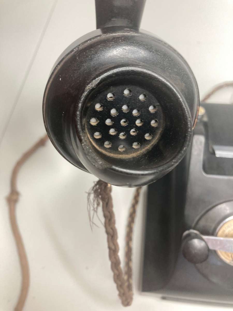 Antique collectable Old slinger  telephone Make Ericsson England