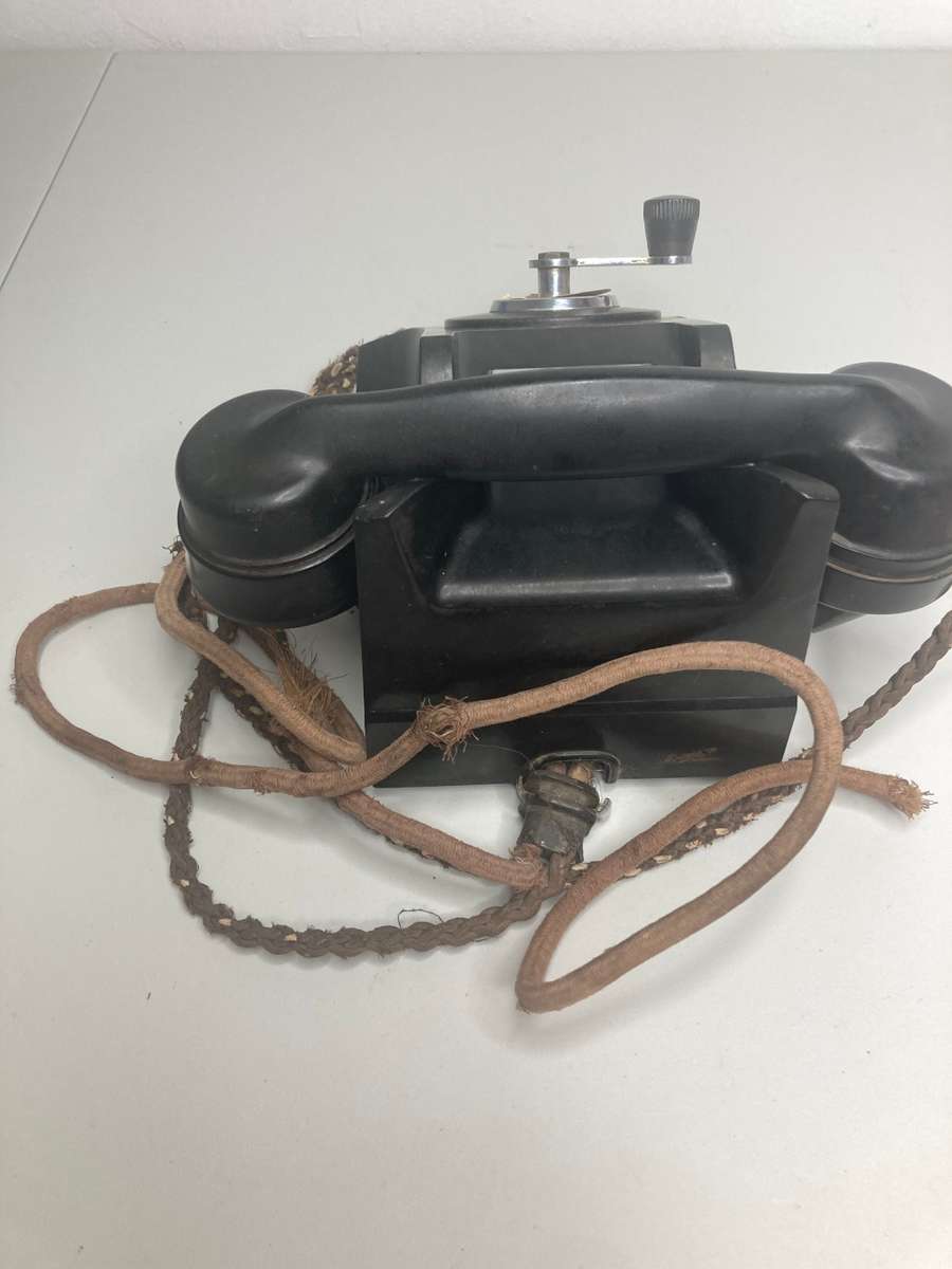 Antique collectable Old slinger  telephone Make Ericsson England