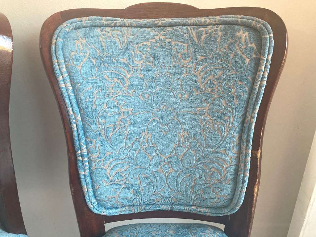 Two Antique Victorian Diningroom chairs Dark