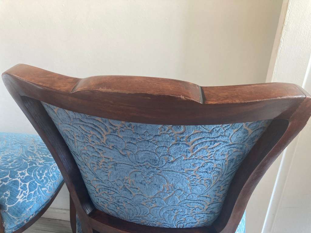 Two Antique Victorian Diningroom chairs Dark