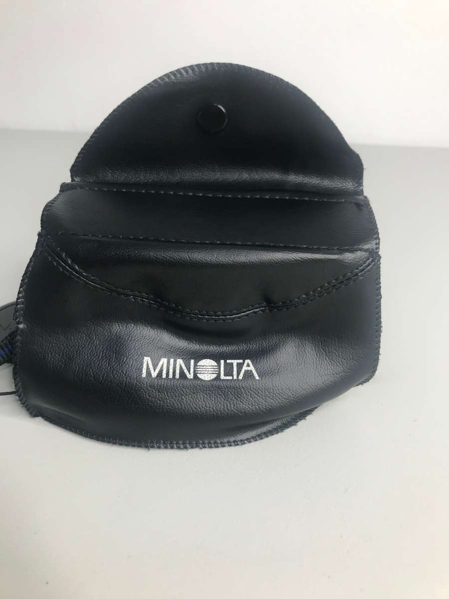 Minolta Hi Matic GF Film Camera Flash with Leather Case