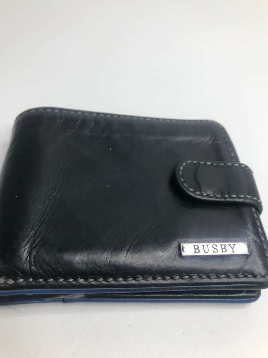 Wallet Busby Black Leather second hand