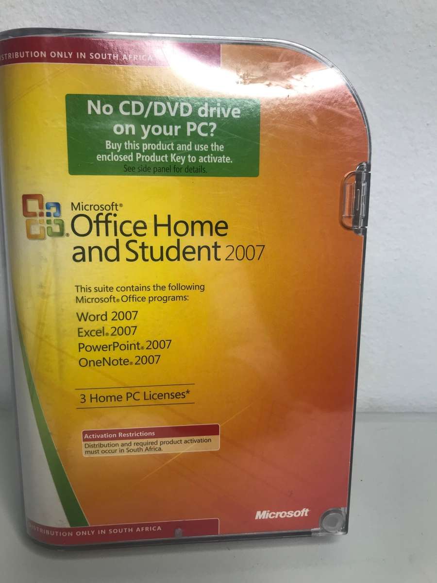 Microsoft Office Home and Student 2007
