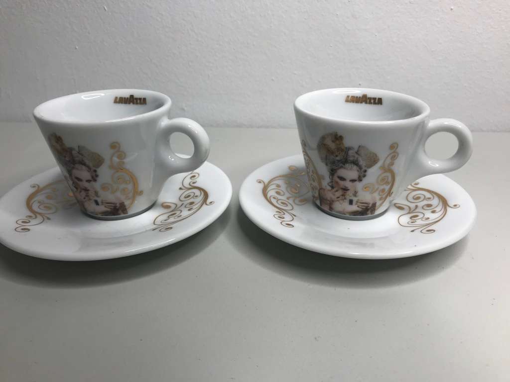 Lavazza (d`Ancap) Espresso Cups:The Most Majestic - Made in Italy