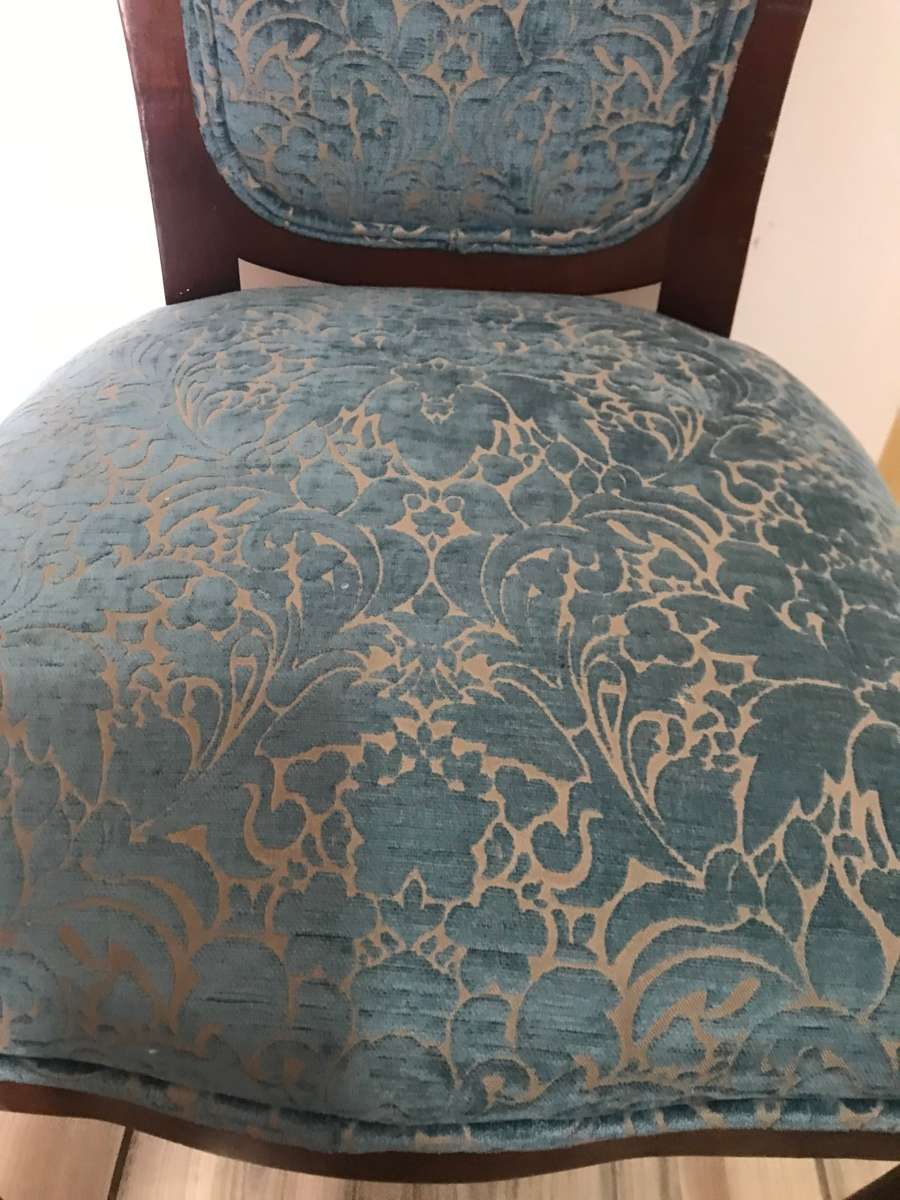 Antique Victorian High Back Diningroom chair Darkwood