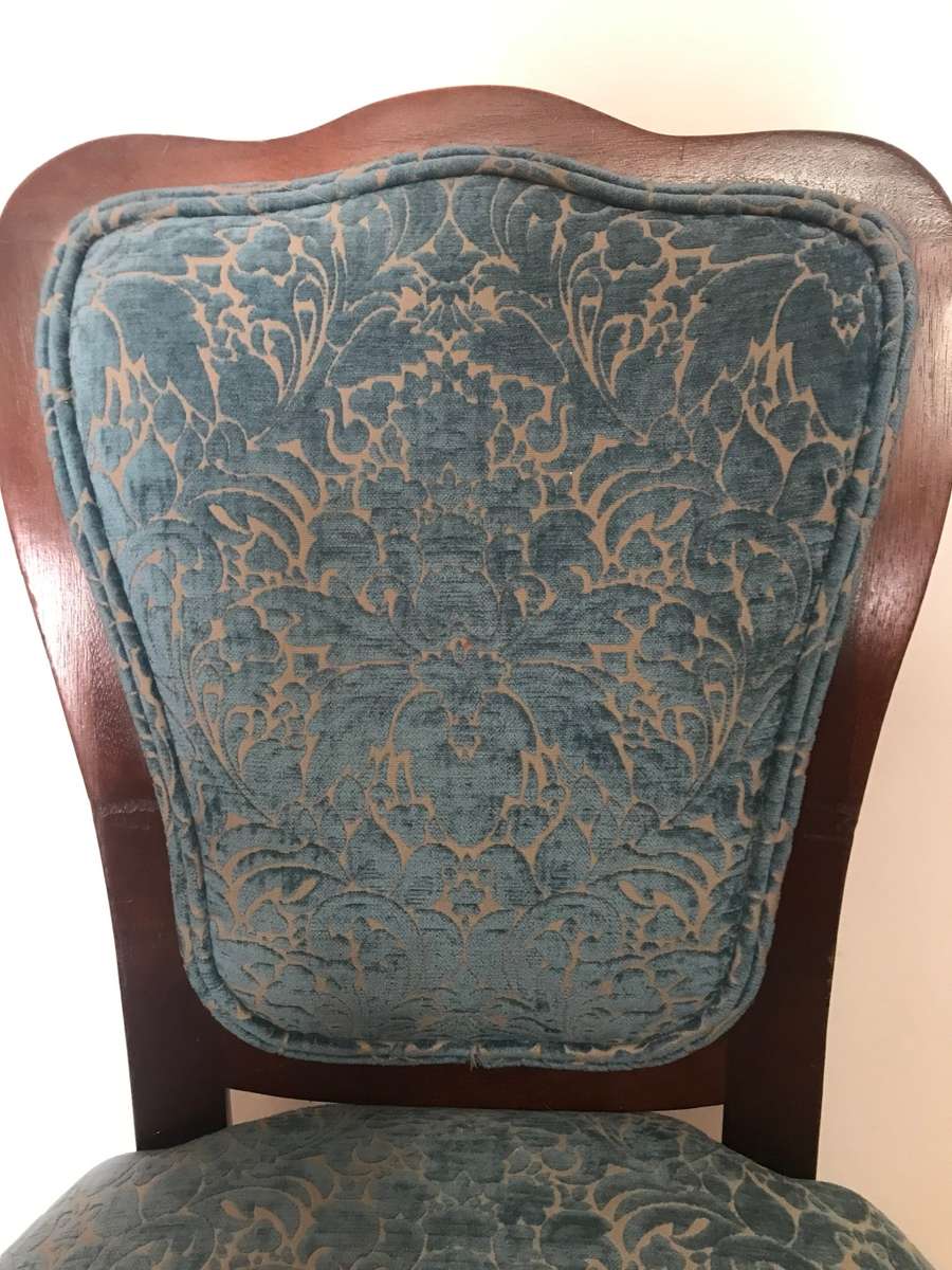Antique Victorian High Back Diningroom chair Darkwood