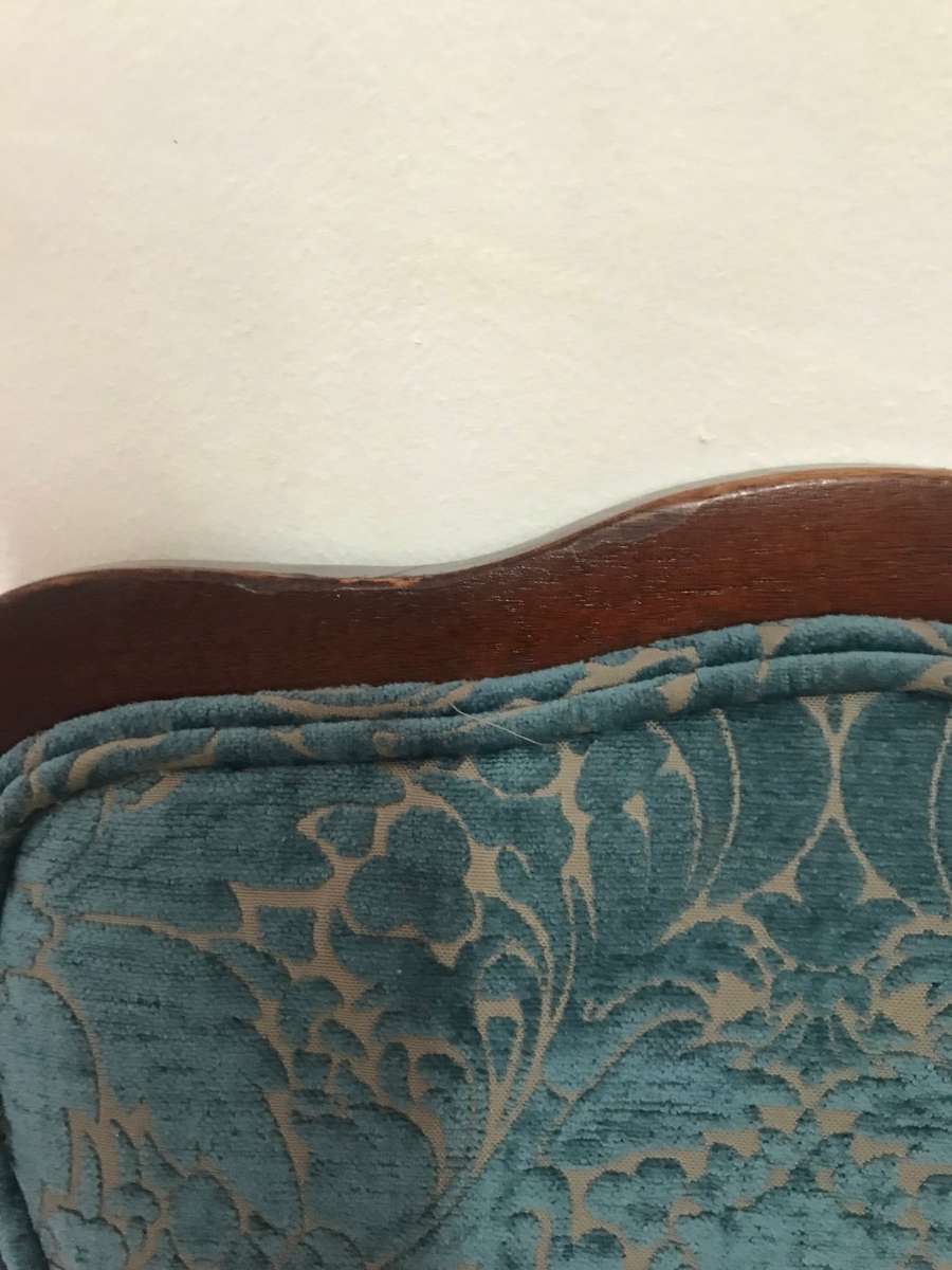 Antique Victorian High Back Diningroom chair Darkwood