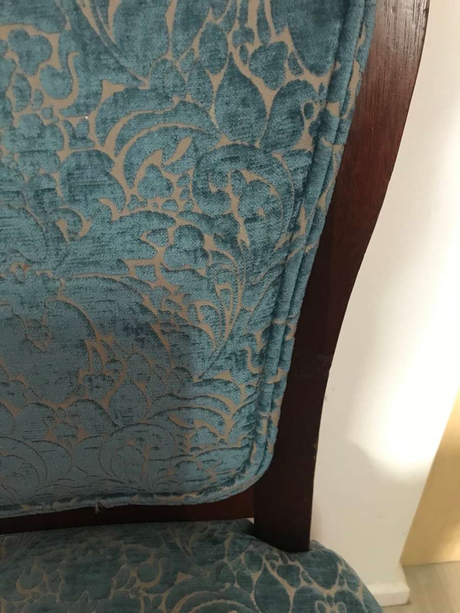 Antique Victorian High Back Diningroom chair Darkwood