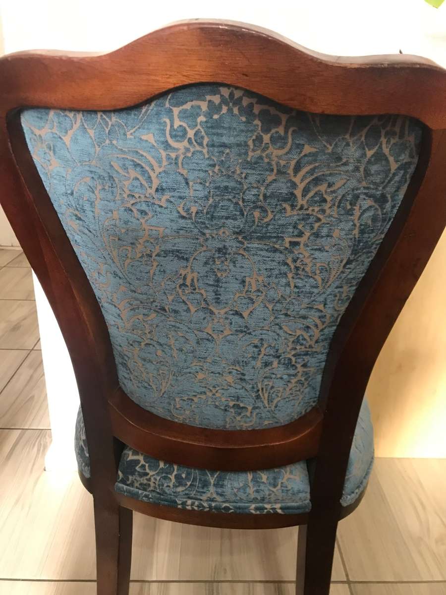 Antique Victorian High Back Diningroom chair Darkwood