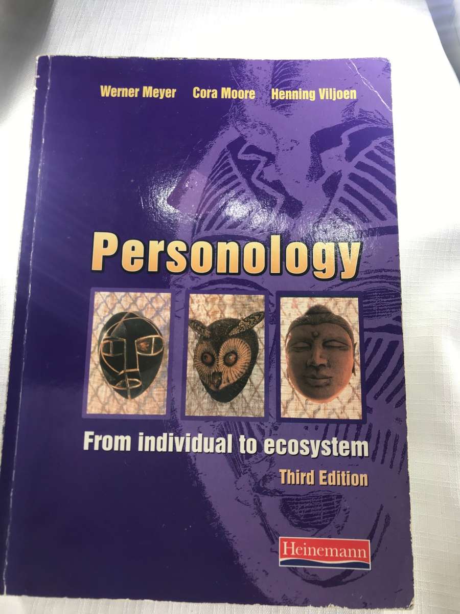 Personology 3rd edition from individual to ecosystem