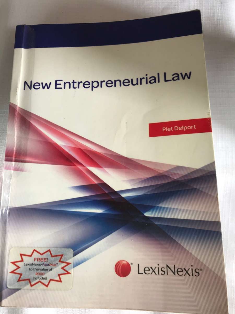 New Entrepreneurial Law. Piet Delport