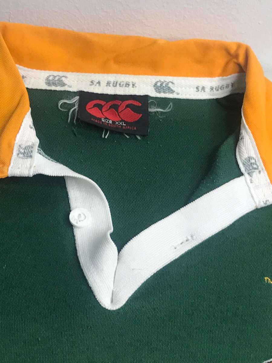Rugby Springbok Shirt/Jersey Sasol XXL