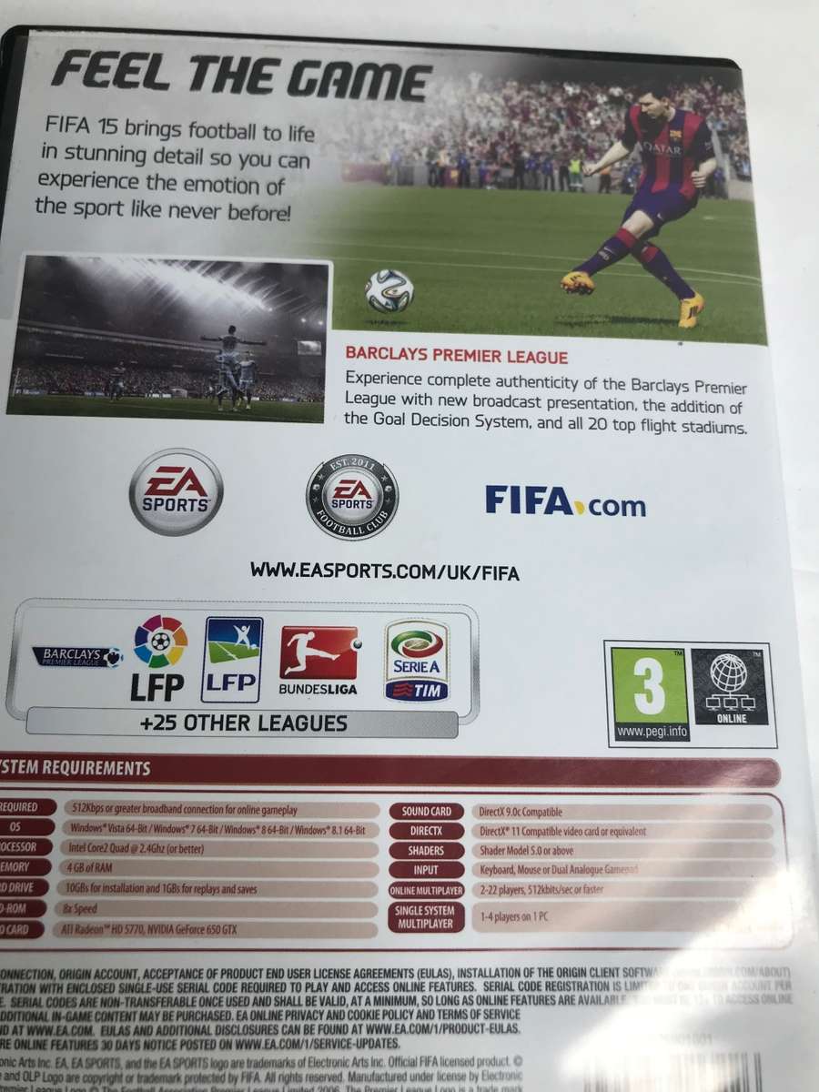 PC DVD FIFA 15 EA Sports