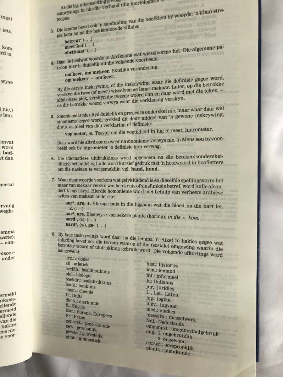 Verklarende Woordeboek Labuschagne.Eksteen