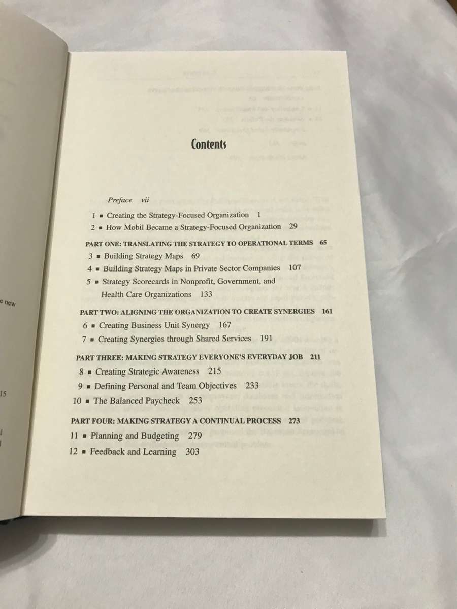 The Strategy-Focused Organization Robert S Kaplan Harvard Business School Press