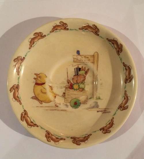 Royal Doulton Bunnykins Very Rare Barbara Vernon Signed Cup & Saucer
