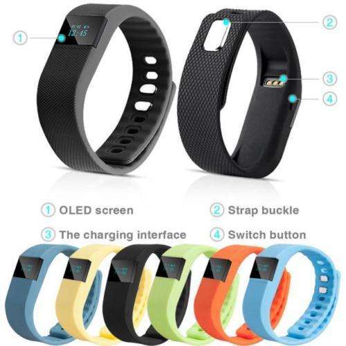 Smart Wrist Band Sleep Sports Fitness Activity Tracker Pedometer Bracelet