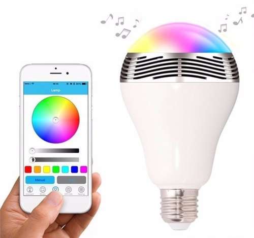 LED Smart Bulb RGB Light Wireless Music Bluetooth LED Lamp For Android IOS