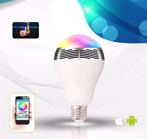 LED Smart Bulb RGB Light Wireless Music Bluetooth LED Lamp For Android IOS