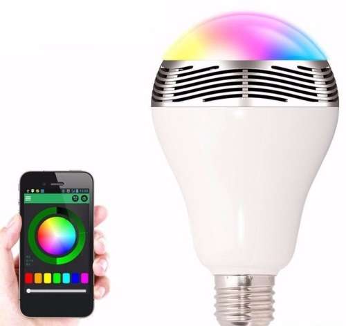 LED Smart Bulb RGB Light Wireless Music Bluetooth LED Lamp For Android IOS