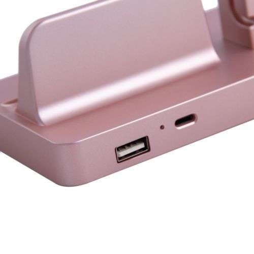 Apple Station Watch Charger Charging Dock Holder Stand For iWatch iPhone