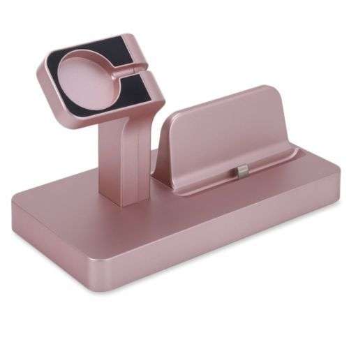 Apple Station Watch Charger Charging Dock Holder Stand For iWatch iPhone