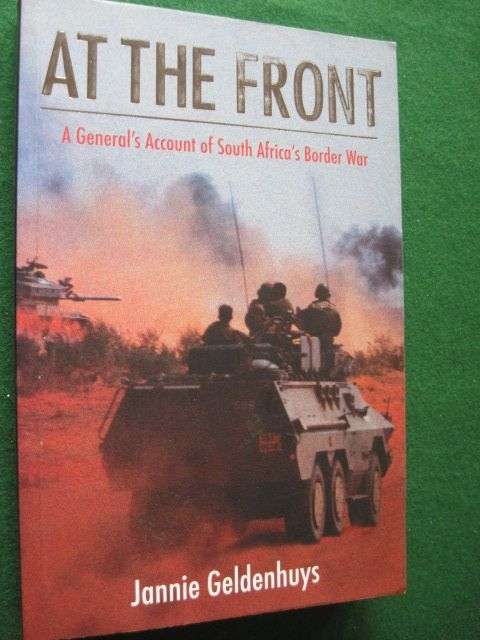 AT THE FRONT - JANNIE GELDENHUYS 2010 REPRINT - F  R  E  E   S  H  I  P  P  I  N  G